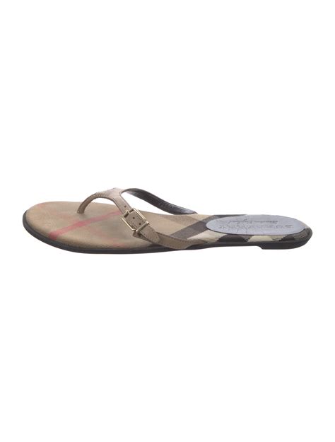 burberry leather t bar sandals|burberry flip flops for women.